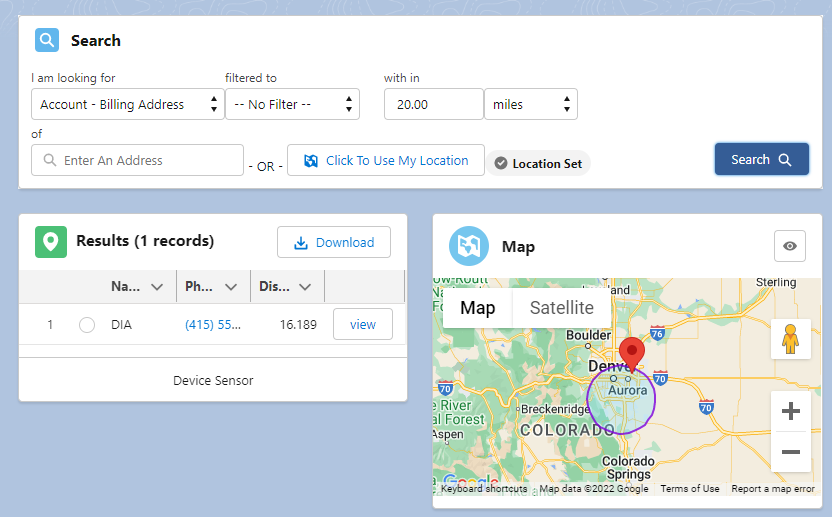 Geo Quick Start Guide: Entity Locator