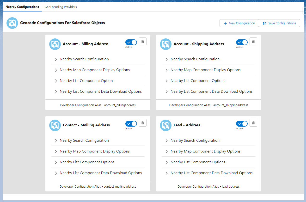 Geo Quick Start Guide: Configurator Component